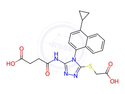 Chemical structure of Lesinurad Impurity 50