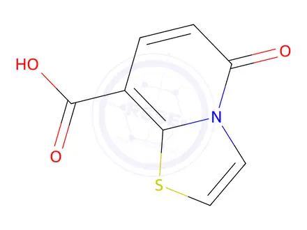 Chemical structure of 5-Oxo-5H-thiazolo[3,2-a]pyridine-8-carboxylic acid
