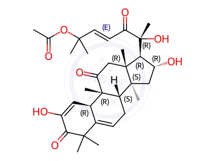 Chemical structure of Cucurbitacin E