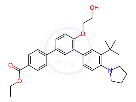 Chemical structure of Trifarotene Impurity 13