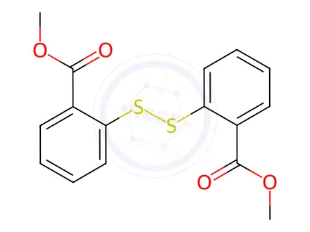 Chemical structure of Dimethyl 2,2'-disulfanediyldibenzoate