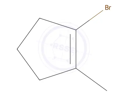 Chemical structure of Cyclopentene, 1-bromo-2-methyl-(9CI)