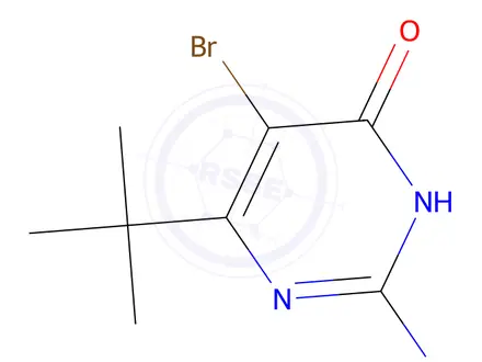 Chemical structure of 2-amino-5-bromo-6-(tert-butyl)pyrimidin-4(3h)-one