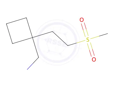 Chemical structure of (1-(2-(Methylsulfonyl)ethyl)cyclobutyl)methanamine