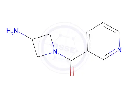 Chemical structure of 1-(pyridine-3-carbonyl)azetidin-3-amine