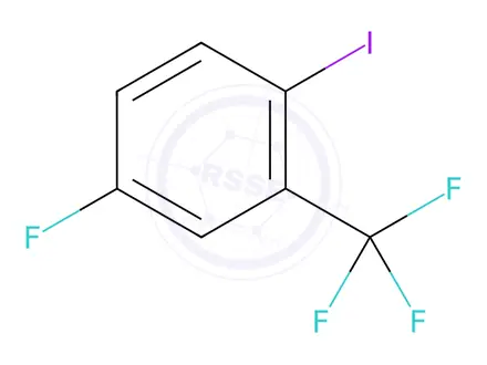 Chemical structure of 5-Fluoro-2-iodobenzotrifluoride