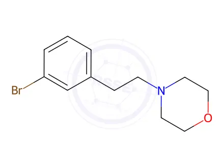 Chemical structure of 4-(3-Bromophenethyl)morpholine