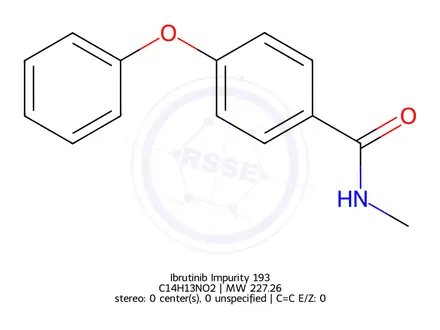 Chemical structure of Ibrutinib Impurity 516