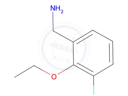 Chemical structure of 1-(2-Ethoxy-3-fluorophenyl)methanamine