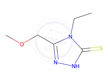 Chemical structure of 4-Ethyl-5-(methoxymethyl)-4h-1,2,4-triazole-3-thiol