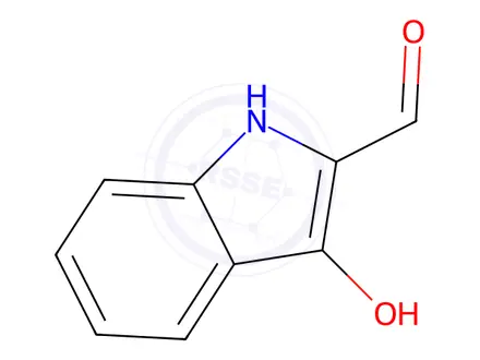 Chemical structure of 3-Hydroxy-1H-indole-2-carboxaldehyde