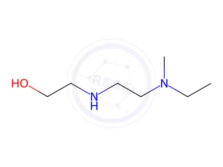 Chemical structure of Ethanol, 2-[[2-(ethylmethylamino)ethyl]amino]-(9CI)