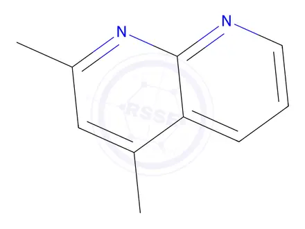 Chemical structure of 2,4-Dimethyl-1,8-naphthyridine