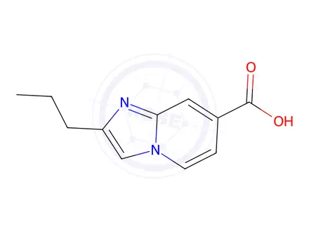 Chemical structure of 2-Propylimidazo[1,2-a]pyridine-7-carboxylic acid