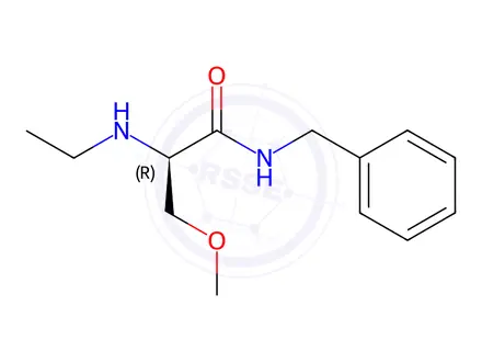 Chemical structure of N-Descarboxymethyl N-Ethyl Lacosamide Impurity