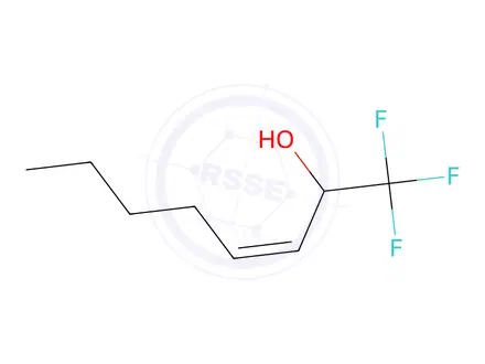 Chemical structure of (Z)-1,1,1-trifluorooct-3-en-2-ol