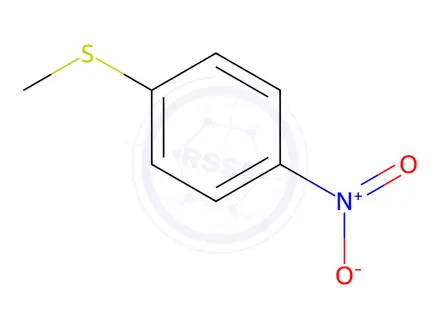 Chemical structure of 4-Nitrothioanisole
