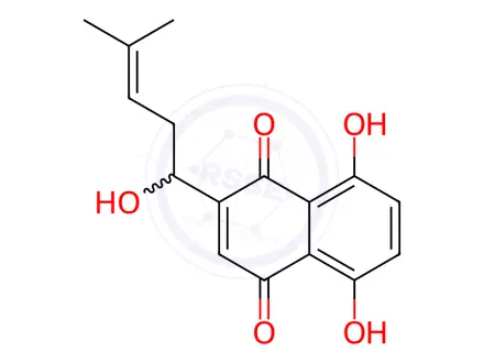 Chemical structure of Shikalkin
