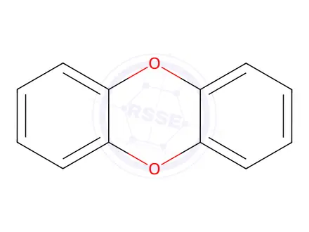 Chemical structure of Dibenzo-p-dioxin