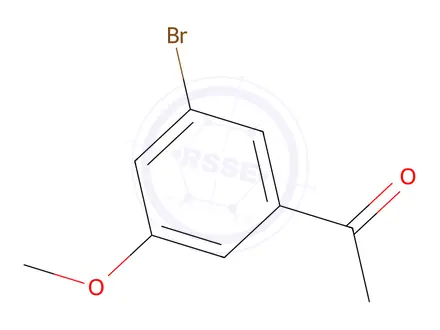 Chemical structure of 1-(3-Bromo-5-methoxyphenyl)ethanone