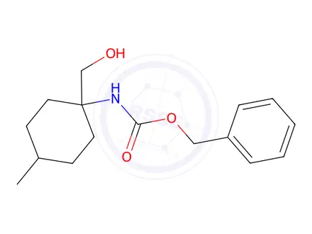 Chemical structure of Benzyl (1-(hydroxymethyl)-4-methylcyclohexyl)carbamate