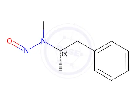 Chemical structure of Ephedrine Hydrochloride Impurity 19 (N-Nitroso Methamphetamine)