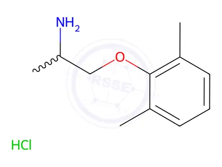 Chemical structure of Mexiletine Hydrochloride
