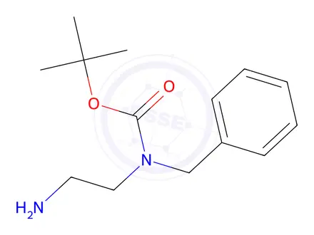Chemical structure of N-Benzylethane-1,2-diamine, N-BOC protected
