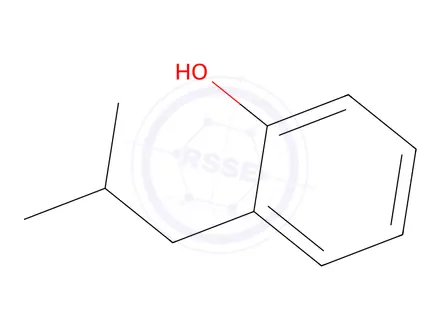 Chemical structure of isobutylphenol