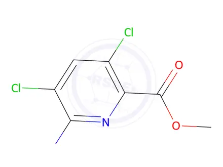 Chemical structure of Methyl 6-amino-3,5-dichloropicolinate