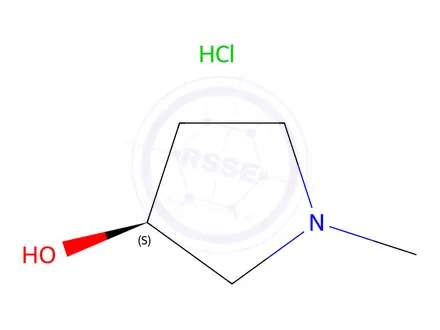 Chemical structure of (S)-1-Methylpyrrolidin-3-ol hydrochloride