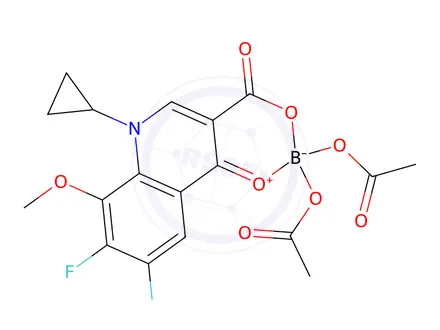 Chemical structure of Moxifloxacin Impurity I