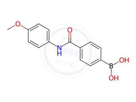 Chemical structure of [4-[[(4-Methoxyphenyl)aMino]-carbonyl]phenyl]boronic acid