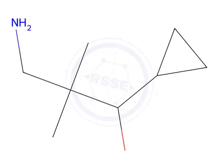 Chemical structure of 3-Amino-1-cyclopropyl-2,2-dimethylpropan-1-ol