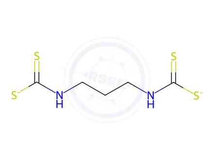 Chemical structure of Propylenbisdithiocarbamat sodium salt hydrate