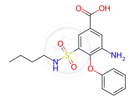 Chemical structure of Bumetanide Impurity 154