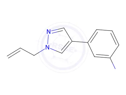 Chemical structure of 3-(1-Allyl-1h-pyrazol-4-yl)aniline