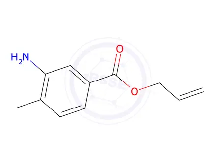 Chemical structure of Benzoic acid, 3-amino-4-methyl-, 2-propenyl ester (9CI)