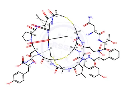 Chemical structure of Enterotoxin STp (E. coli) (H-6248.0500)