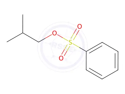Chemical structure of 2-methylpropyl benzenesulfonate