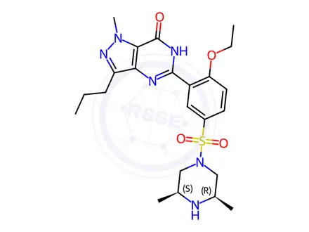 Chemical structure of Methisosildenafil