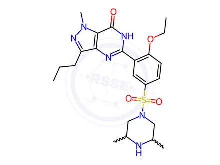 Chemical structure of Dimethyl sildenafil