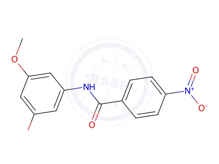 Chemical structure of N-(3,5-Dimethoxyphenyl)-4-nitrobenzamide