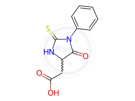 Chemical structure of Phenylthiohydantoin-aspartic Acid