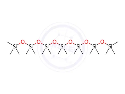 Chemical structure of Hexadecamethylheptasiloxane