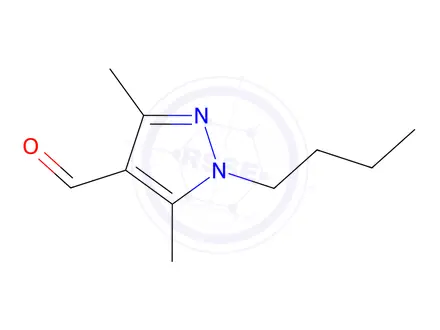 Chemical structure of 1-Butyl-3,5-dimethyl-1H-pyrazole-4-carbaldehyde
