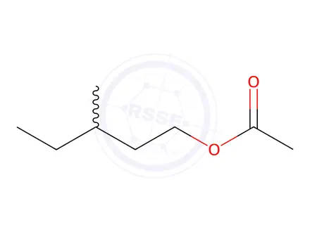 Chemical structure of 3-Methylpentyl Acetate