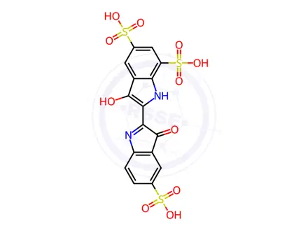 Chemical structure of Indigo Carmine Impurity 9