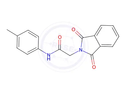 Chemical structure of 2-(1,3-Dioxoisoindolin-2-yl)-N-(p-tolyl)acetamide