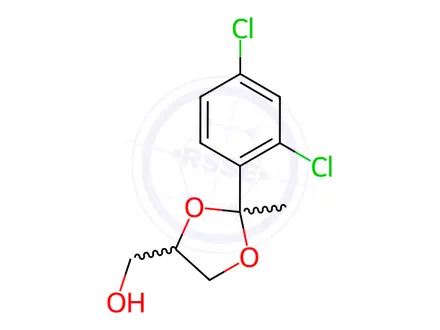 Chemical structure of Itraconazole Impurity 128
